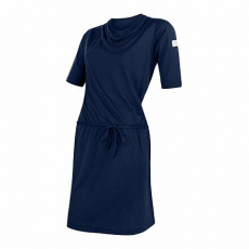 SENSOR MERINO ACTIVE dámské šaty deep blue Velikost: