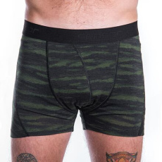 SENSOR MERINO IMPRESS pánské trenky černá/batik Velikost: