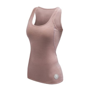 SENSOR MERINO AIR dámské triko bez rukávu dusty pink velikost