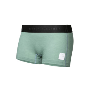 SENSOR MERINO CORDURA dámské kalhotky s nohavičkou basil green velikost