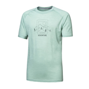 SENSOR MERINO AIR SAY YES pánské triko kr.rukáv basil green velikost