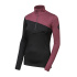 SENSOR MERINO EXTREME UP dámská mikina dl.rukáv zip černá/port red velikost