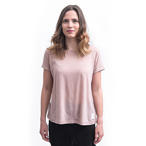SENSOR MERINO AIR traveller dámské triko kr.rukáv dusty pink velikost