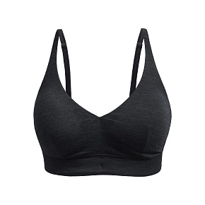 SENSOR MERINO CORDURA dámská podprsenka s vycpávkami černá velikost