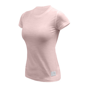SENSOR MERINO CORDURA dámské triko kr.rukáv dusty pink velikost