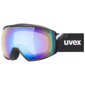 UVEX LYŽAŘSKÉ BRÝLE VICTORIOUS FM  BLACK MATT DL/BLUE ON GREEN-CLEAR S2 (S5501922330)