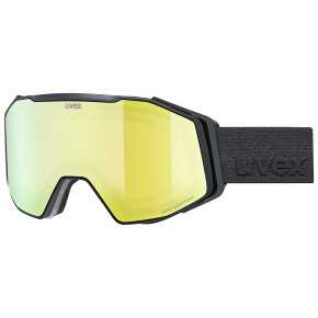 UVEX LYŽAŘSKÉ BRÝLE GRAVITY FM BLACK MATT DL/YELLOW-ORANGE S3 (S5505412150)