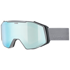 UVEX LYŽAŘSKÉ BRÝLE GRAVITY FM RHINO MATT DL/ICE-GREEN S3 (S5505415050)