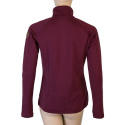 SENSOR MERINO UPPER dámská mikina celozip port red velikost