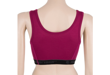 SENSOR MERINO ACTIVE dámská podprsenka lilla velikost
