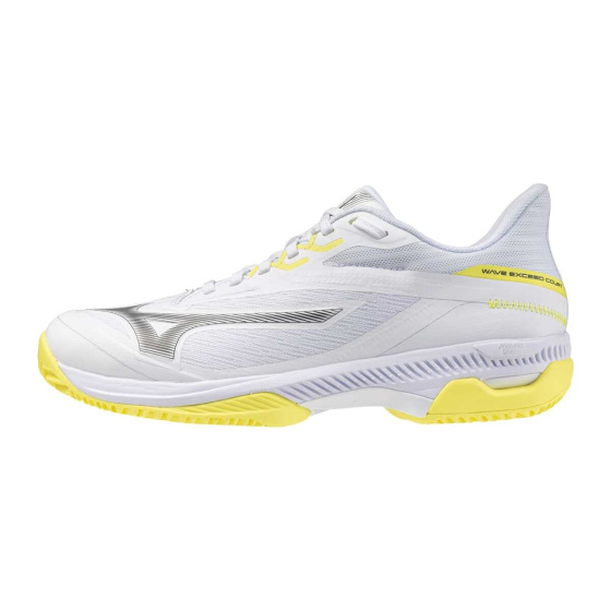 MIZUNO WAVE EXCEED COURT PADEL(F) / White/Black Sand/Lemon Tonic