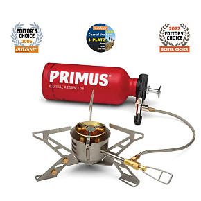Vařič PRIMUS OmniFuel II s lahví a vakem