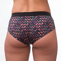SENSOR MERINO IMPRESS dámské kalhotky deep blue/origami velikost
