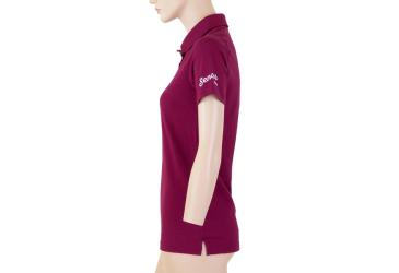 SENSOR MERINO ACTIVE polo dámské triko kr.rukáv lilla velikost