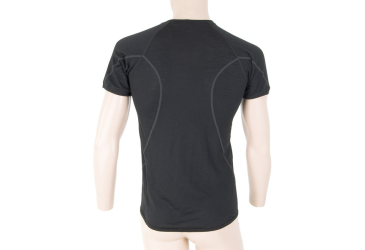 SENSOR MERINO ACTIVE pánské triko kr.rukáv černá velikost