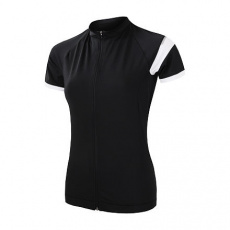 SENSOR CYKLO COOLMAX CLASSIC dámský dres kr.rukáv celozip true black Velikost: SENSOR CYKLO COOLMAX CLASSIC dámský dres kr.rukáv celozip true black Velikost: