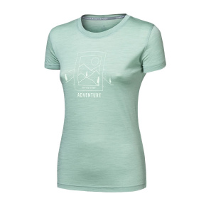 SENSOR MERINO AIR SAY YES dámské triko kr.rukáv basil green velikost