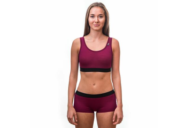 SENSOR MERINO ACTIVE dámská podprsenka lilla 