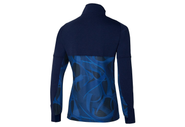 MIZUNO Paris Athlete Hybrid Warm up Jacket / Navy Blue