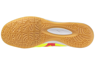 MIZUNO MORELIA SALA ELITE IN / Safety Yellow/Fiery Coral 2/Galaxy Silver