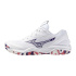 MIZUNO WAVE STEALTH 6(W) / White/VioletIndigo/CamelliaRos