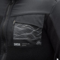 SENSOR TEDDY pánská bunda fleece celozip černá velikost XXL