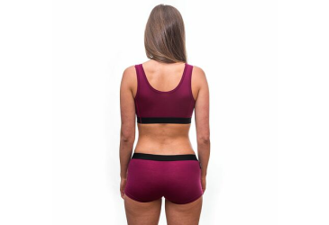 SENSOR MERINO ACTIVE dámská podprsenka lilla 