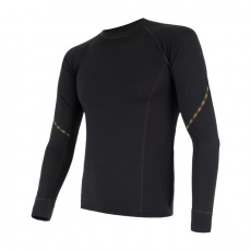 SENSOR MERINO AIR pánské triko dl.rukáv černá SENSOR MERINO AIR pánské triko dl.rukáv černá