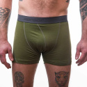 SENSOR MERINO ACTIVE pánské trenky safari green velikost
