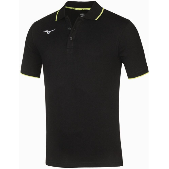 MIZUNO Men Mizuno Polo/Black/Yellow Fluo