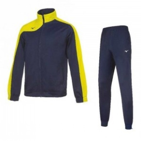 MIZUNO Men Knit Tracksuit(M)/Navy/Yellow