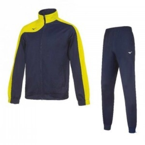 MIZUNO Men Knit Tracksuit(M)/Navy/Yellow