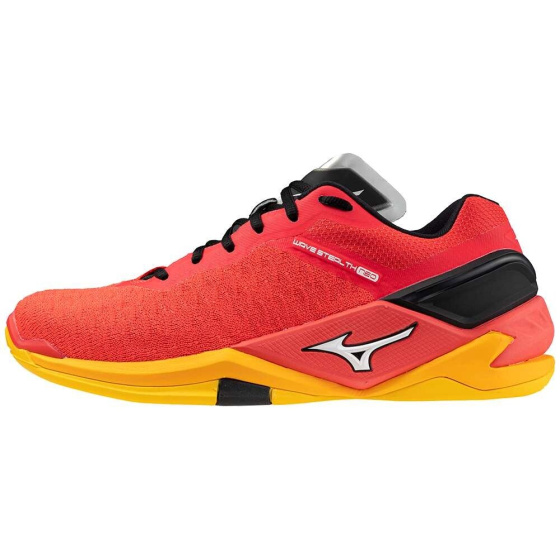 MIZUNO WAVE STEALTH NEO / Radiant Red/White/Carrot Curl