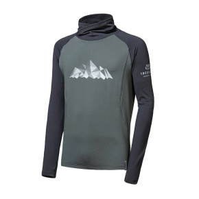 SENSOR COOLMAX THERMO MOUNTAINS pánská mikina olive/černá velikost L