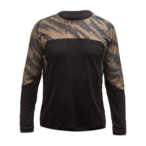 FT MEN'S ESCAPE MERINO LONG SLEEVE TEE BLACK/BRUSH velikost L