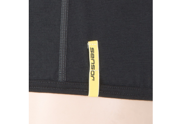 SENSOR MERINO ACTIVE pánské triko kr.rukáv černá velikost