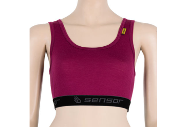 SENSOR MERINO ACTIVE dámská podprsenka lilla 