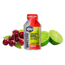 GU Roctane Energy Gel 32 g Cherry/Lime 1 SÁČEK (balení 24ks) EXP 10/24