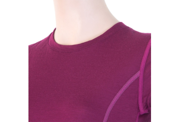 SENSOR MERINO ACTIVE dámské triko kr.rukáv lilla velikost