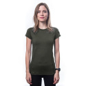 SENSOR MERINO AIR dámské triko kr.rukáv olive green velikost