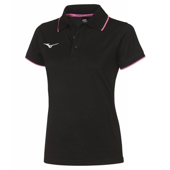 MIZUNO Wom Mizuno Polo/Black/Pink Fluo