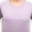 SENSOR MERINO BLEND ELEMENTS dámské triko kr.rukáv mystic violet velikost M