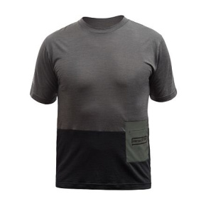 FT MEN'S LITE MERINO POCKET JERSEY OLIVE GREEN/BLACK velikost L