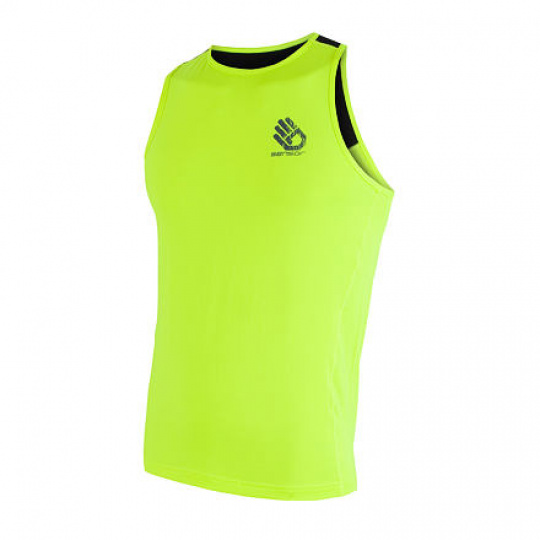 SENSOR COOLMAX FRESH PT HAND pánské triko bez rukávů reflex žlutá/černá Velikost: