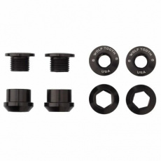 WOLF TOOTH set Chainring Nuts and Bolts černá 4ks WOLF TOOTH set Chainring Nuts and Bolts černá 4ks