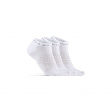 Ponožky CRAFT CORE Dry Shaftless 3-pack White Ponožky CRAFT CORE Dry Shaftless 3-pack White