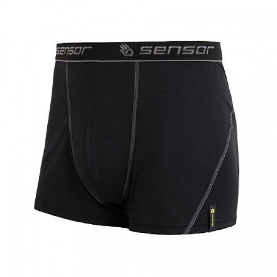 SENSOR DOUBLE FACE pánské trenky krátké černá Velikost: