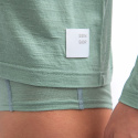 SENSOR MERINO AIR traveller dámské triko dl.rukáv basil green velikost