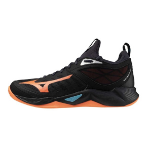 MIZUNO WAVE DIMENSION(U) / Black/Neon Flame/Peacock Blue /