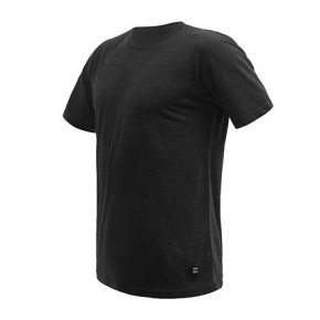 SENSOR MERINO CORDURA pánské triko kr.rukáv černá velikost XXL
